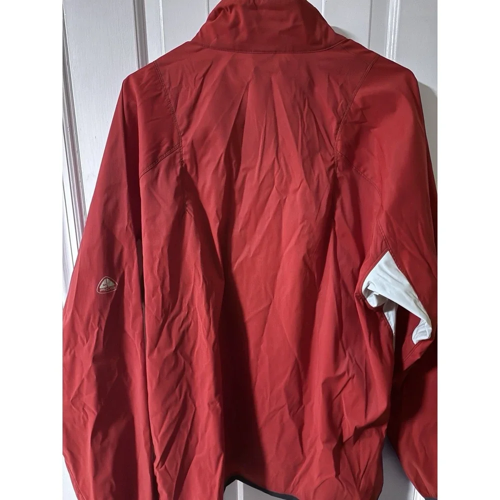 VTG New  NIKE MEN ACG TRAIL SNACKS STORM-FIT Jacket Red And Grey XL NWT‎